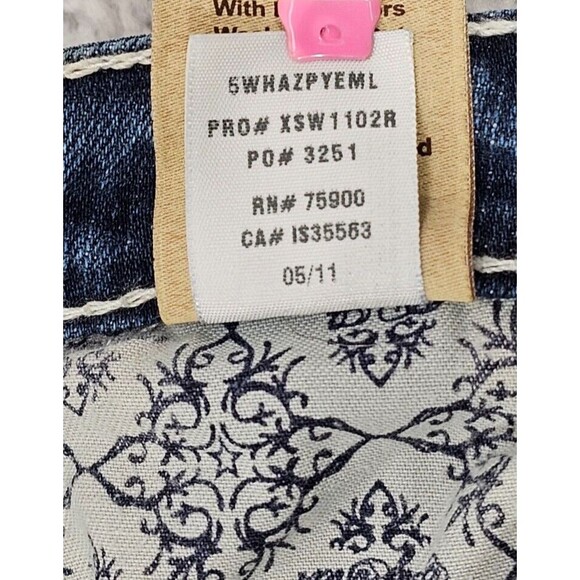 Big Star Womens Jeans Hazel Bootcut Curvy Fit Low Rise Y2K Cowgirl Boho 28 x 29 - Picture 12 of 16